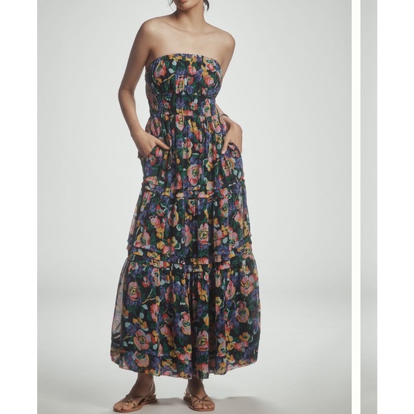 Anthropologie Dresses & Skirts - The Somerset Strapless Maxi Dress